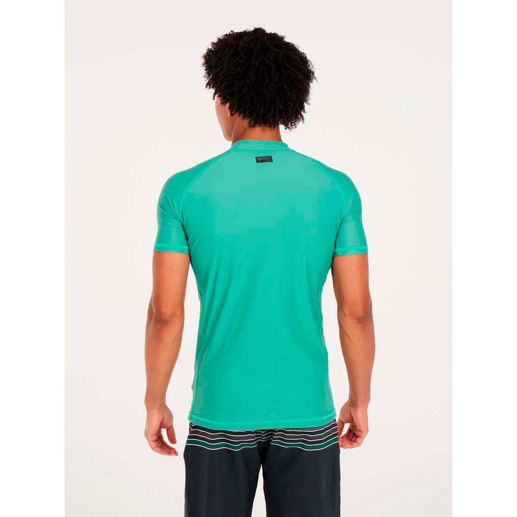 Lycra Hombre Prtcater Surf T-Shirt Short Sl Protest Verde 4