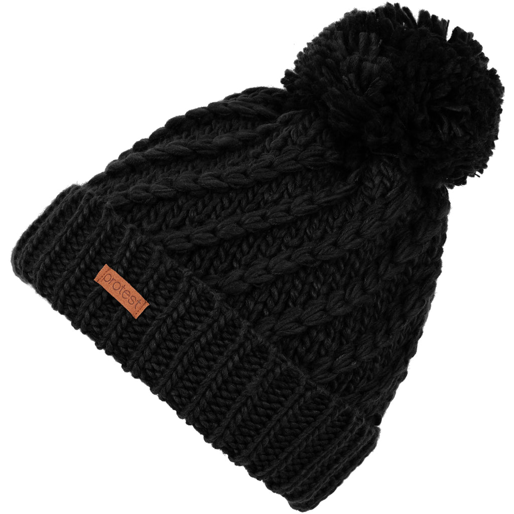 Gorro Mujer Prtpaisley 23 Beanie Protest Negro 1