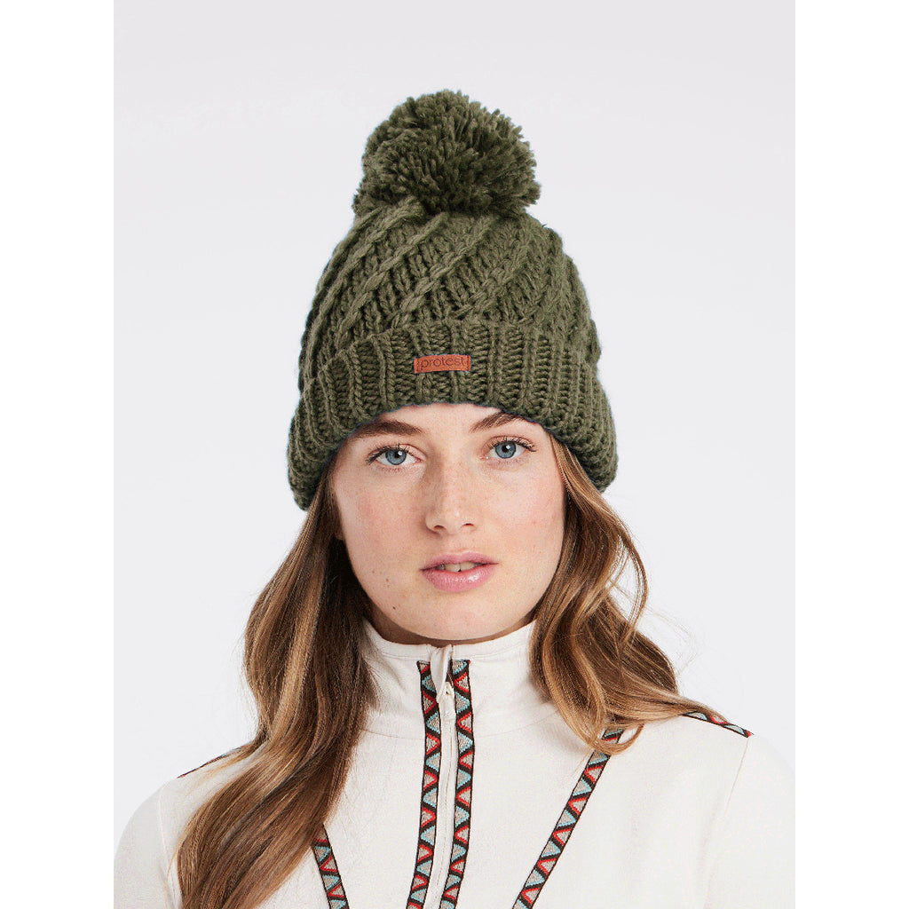 Gorro Mujer Prtpaisley 23 Beanie Protest Verde 2