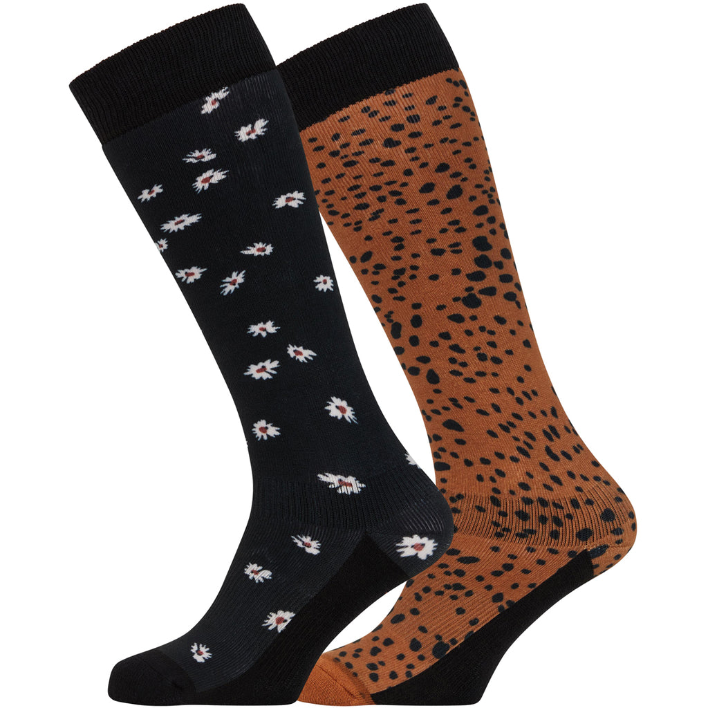 Calcetines Mujer Prtbuce 2 Pack Act Snow Socks Protest Negro 1