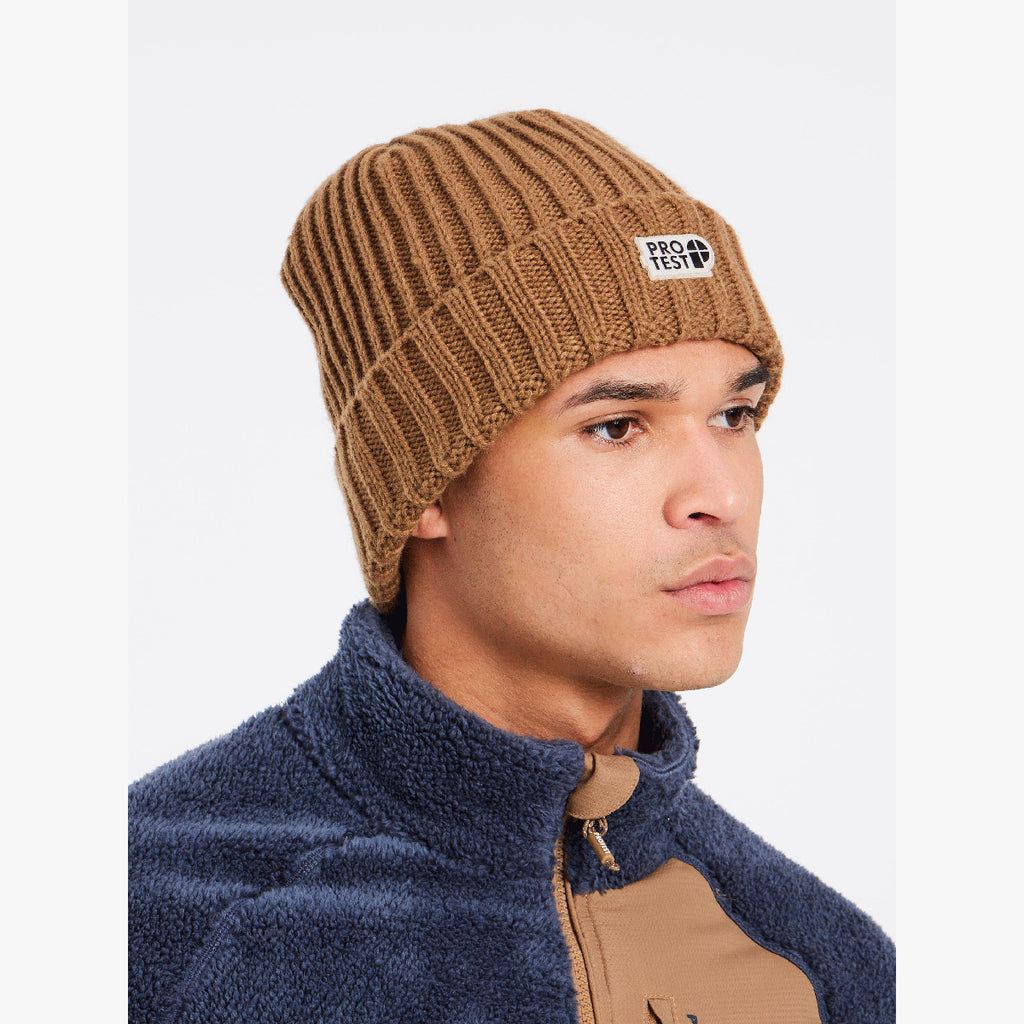 Gorro Hombre Prtvestgot Beanie Protest Marrón 2