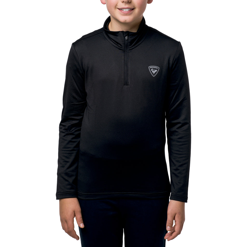 Polar Niños Boy 1/2 Zip Warm Stretch Rossignol Negro 1