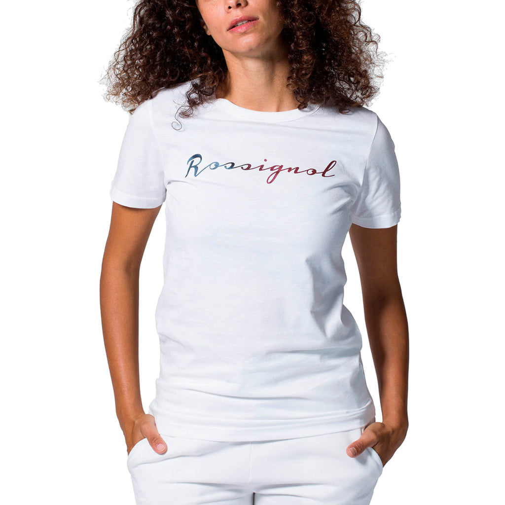 Camiseta Mujer W Logo Rossi Tee Rossignol Blanco 1