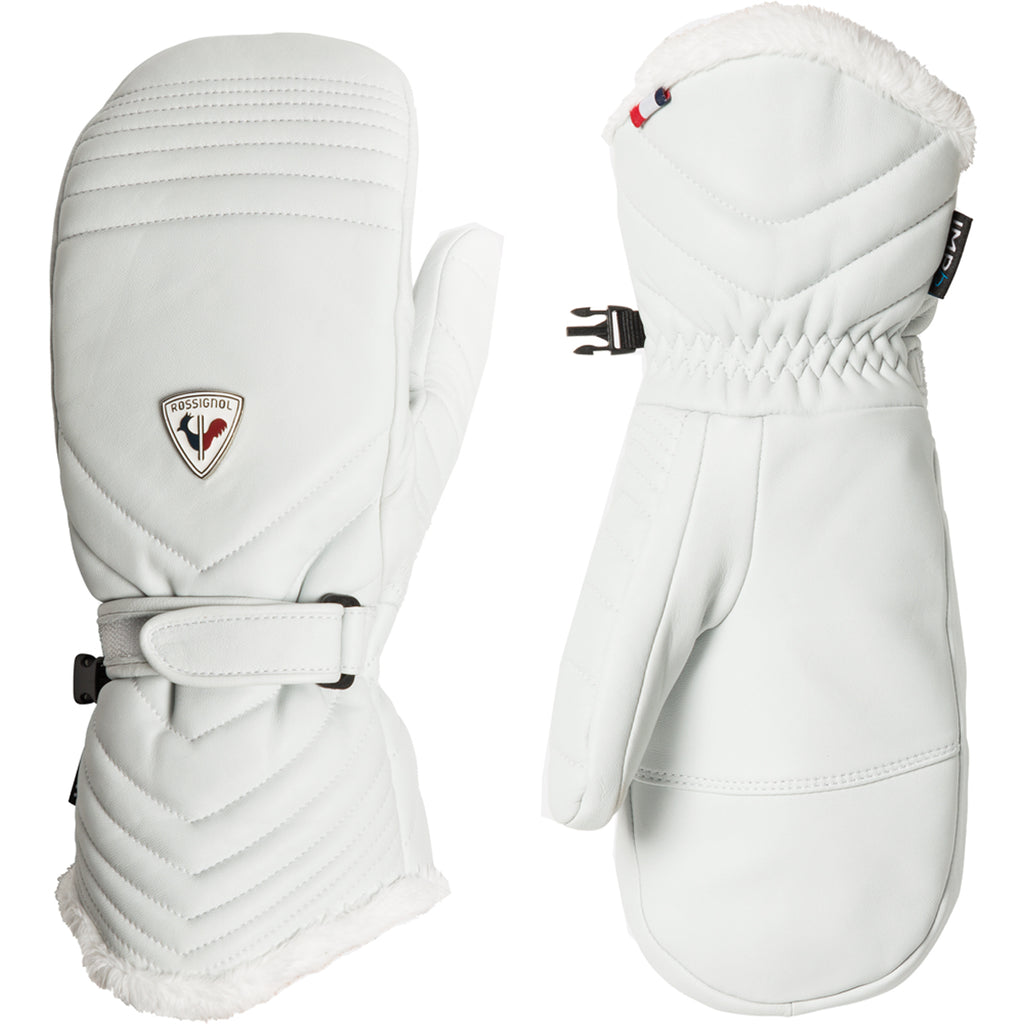 Guantes Mujer W Select Lth Impr M Rossignol Blanco 1