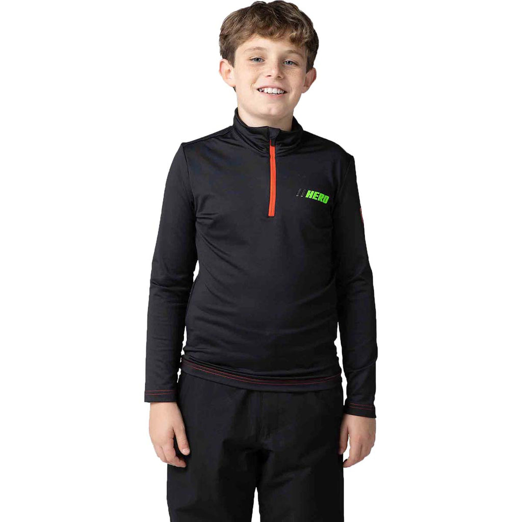 Polar Niños Boy Hero 1/2 Zip Warm Stretch Rossignol Negro 1