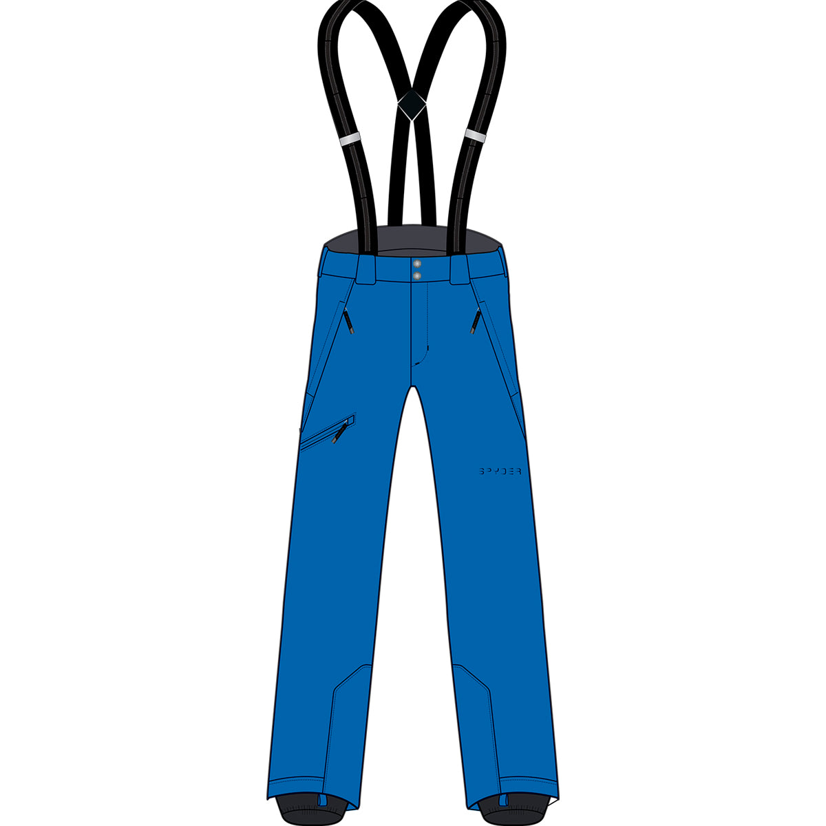 Calça Esqui Spyder Propulsion Masculina - Impermeável - Com Suspensórios - Isolamento Térmico