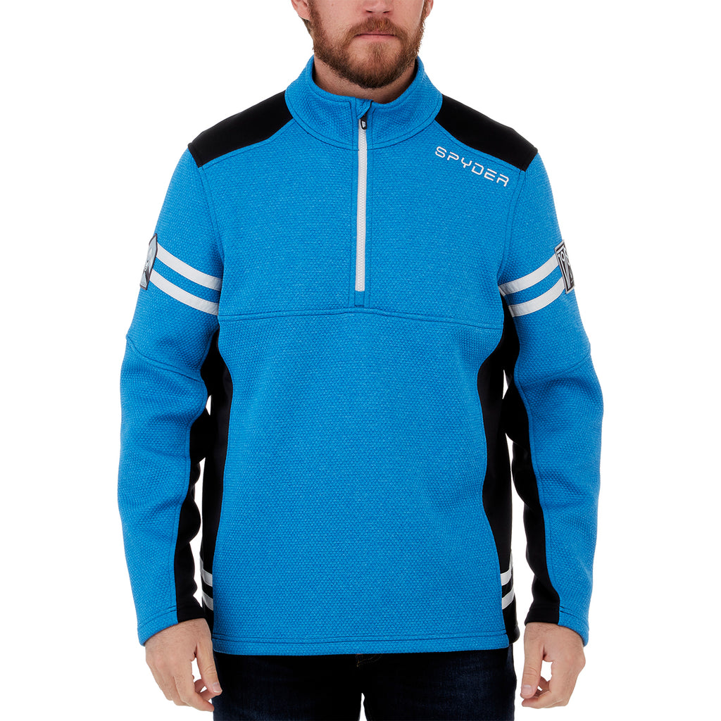 Polar Hombre M Wengen Half Zip Fleece Jkt Spyder Azul 1