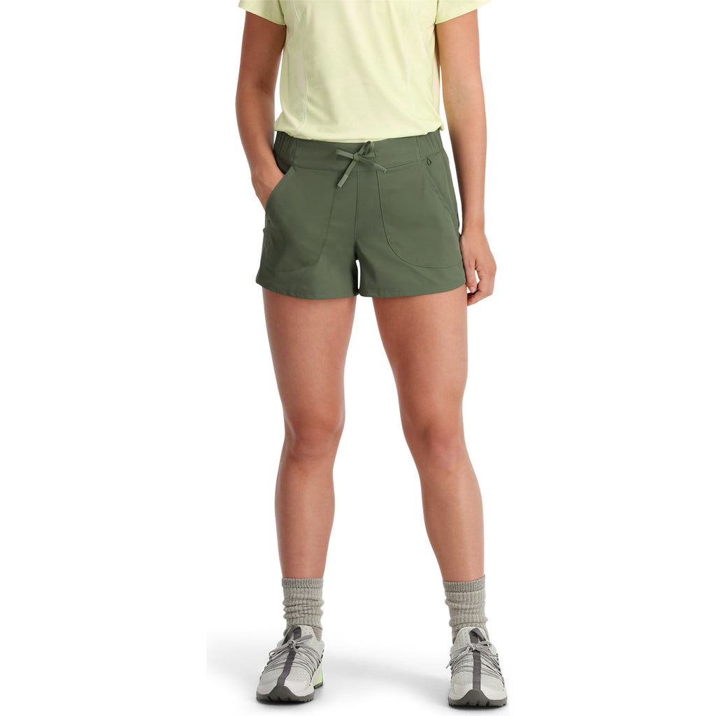 Pantalón Corto Mujer Shift Shorts Spyder Verde 1